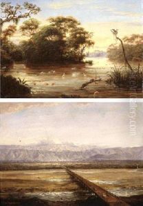 Los Chorros De Los Alisos En El Valle De La Escaba by Adolf Methfessel