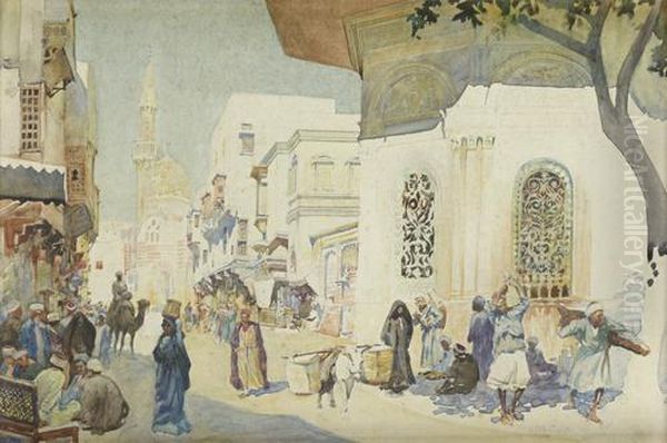A Busy Street Scene - view 1