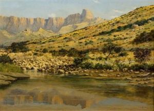 Pool On The Tugela River, Natal National Park, Drakensberg by Cathcart William Methven