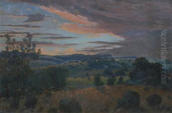 Landscape At Sunset - view 1