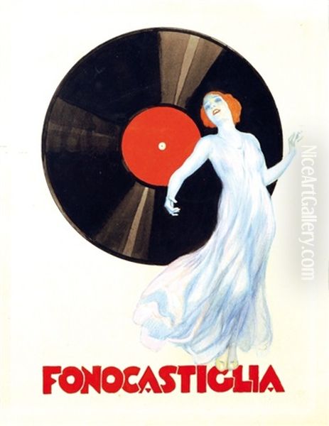 Fonocastiglia - Incisione Elettrica Senza Fruscio (bozzetto) - view 1