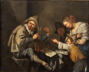Scene De Genre by Gabriel Metsu