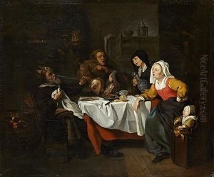 Le Roi Boit by Gabriel Metsu
