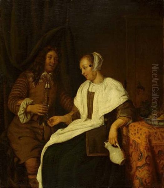 Mann Und Frau In Einem Interieur - view 1