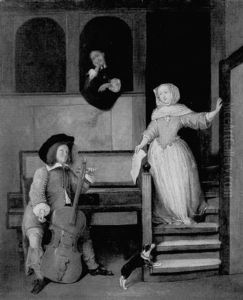 The Viol Player by Gabriel Metsu
