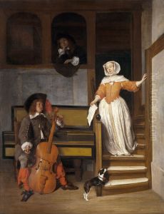 The Cello Player by Gabriel Metsu