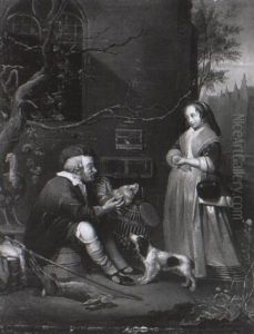 The Chicken Seller by Gabriel Metsu
