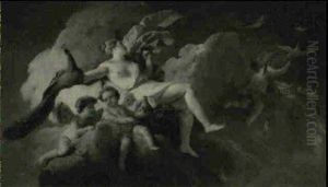 L'apotheose De Junon by Pierre-Charles Le Mettay