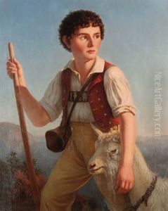 Appenzeller Hirtenknabe by Johannes Mettler