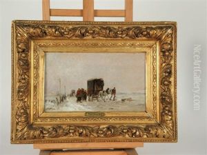 Paysage D'hiver Anime by Louis Mettling