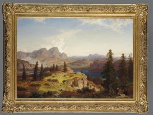 A View Of The Dolomites by Caesar Metz