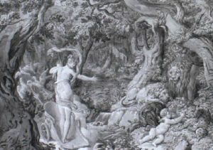 Venus In Her Chariot by Conrad Martin Metz