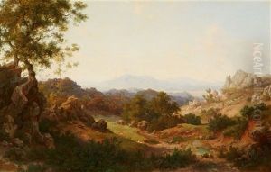 View Of The Volskergebirge From Olevano