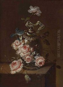 Stillleben Mit Rosen