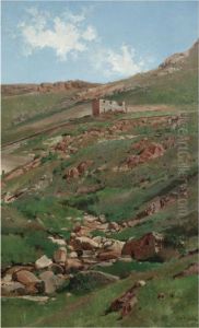 Un Paisaje De El Escorial (landscape In El Escorial) by Aureliano de Beruete y Moret