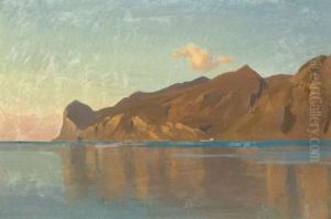 Morgen Am Gardasee by Alfred (Wilhelm) Metzener