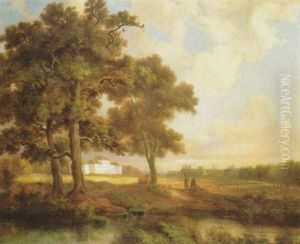 Blick Auf Das Alte Und Neue Schlos Schleisheim
