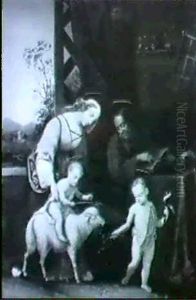 Die Heilige Familie Mit Dem Johannesknaben