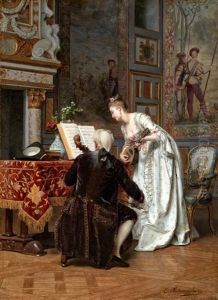 Die Musikstunde by Emile Pierre Metzmacher