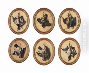 A Group Of Six Trompe L'oeil: A Successful Hunt