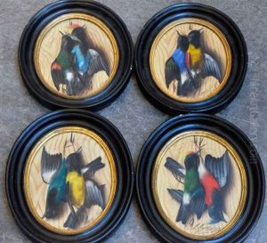 Nature Morte Aux Oiseaux (4 Works)