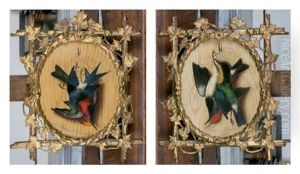 Paire De Trophees D'oiseaux (2 Works)