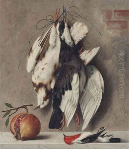 Natura Morta (+ A Companion Painting; 2 Works) by Michelangelo Meucci
