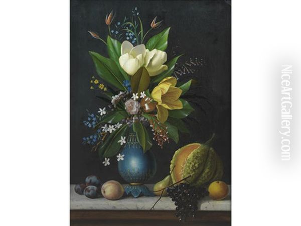 Still Life With Flowers And Fruit - view 1
