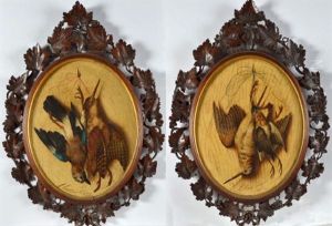 Studies Of Game Birds by Michelangelo Meucci