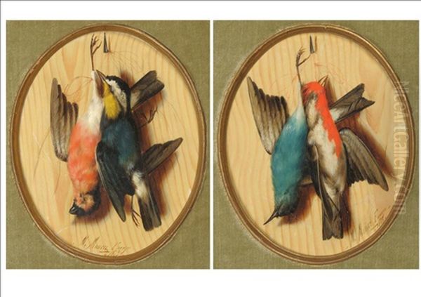Hanging Songbirds (pair) - view 1