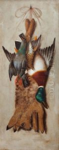 Naturaleza Muerta Con Patos Y Conejos