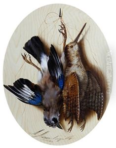 Still Life Of Birds by Michelangelo Meucci