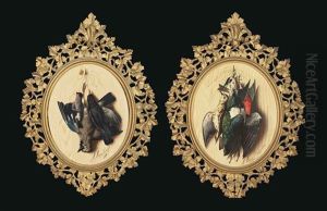 Hanging Birds (pair) by Michelangelo Meucci
