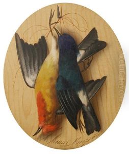 Still Life Of Birds (+ Another; Pair) by Michelangelo Meucci