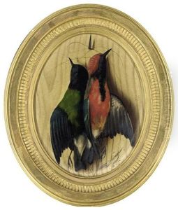 Songbirds (+ Another; Pair) by Michelangelo Meucci