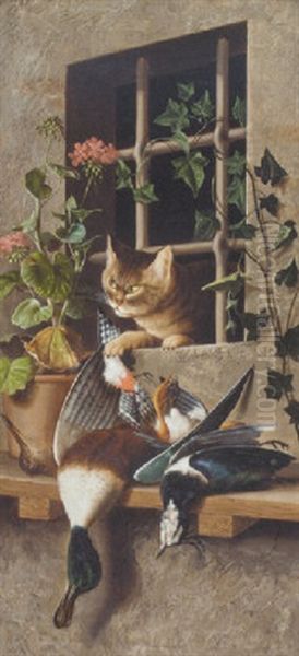 A Cat With Dead Game - view 1