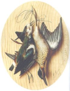 Songbirds Hanging by Michelangelo Meucci