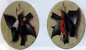 Trompe L'oeil Still Life Of Bird