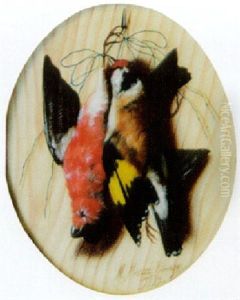 Stilleben Med Hangande Faglar by Michelangelo Meucci