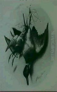 A Still Life Of Game Birds (2) by Michelangelo Meucci