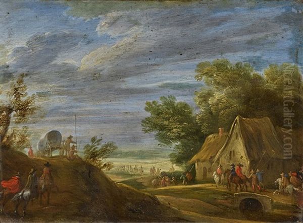 Scene Of Soldiers - view 1