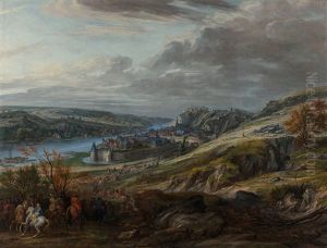 Le Siege De La Ville Et Du Chateau De Dinant Sur La Meuse En Mai 1675