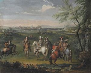 King Louis Xiv Before Maastricht; And A View Of Luxembourg Near The Mansfield Baths (2)