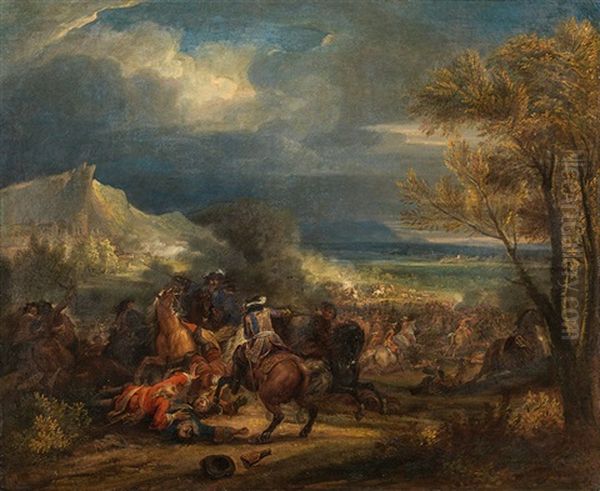 A Cavalry Fight - view 1