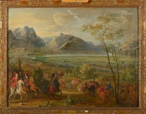 Le Marechal De Turenne Devant Salzbach En 1675