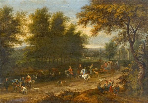 Landscape With A Busy Street - view 1