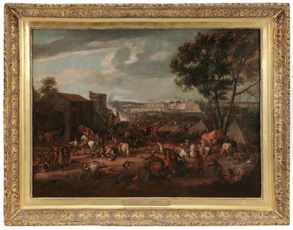 Louis Xiv At A Seige, Possibly Of Tournai In 1667 Or Another Fortification - view 1