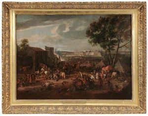 Louis Xiv At A Seige, Possibly Of Tournai In 1667 Or Another Fortification