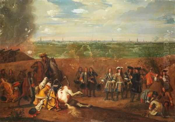 Louis Xiv Au Siege De Douai - view 1