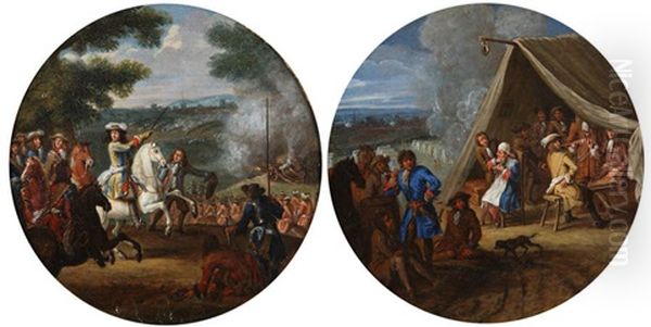 Scene De Cavalerie. Campement Militaire (2 Works) - view 1
